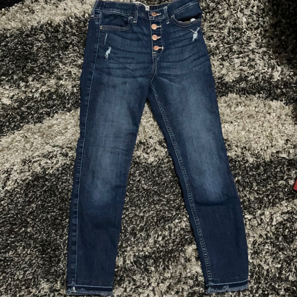 High Waist Slim Jeans